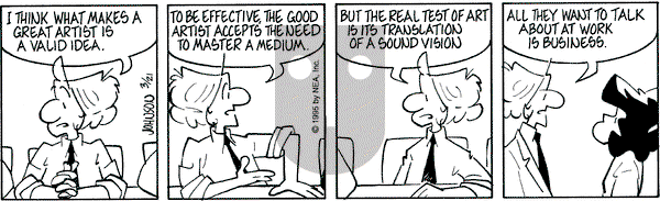 Arlo and Janis on Tuesday March 21, 1995 Comic Strip
