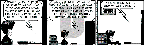 The Boondocks on Sunday July 12, 2009 Comic Strip