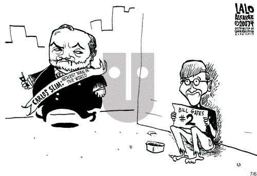 Lalo Alcaraz on Friday July 6, 2007 Comic Strip