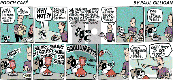 Pooch Cafe on Sunday May 14, 2006 Comic Strip