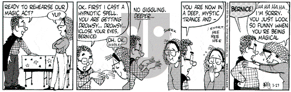 Luann on Monday March 27, 2000 Comic Strip