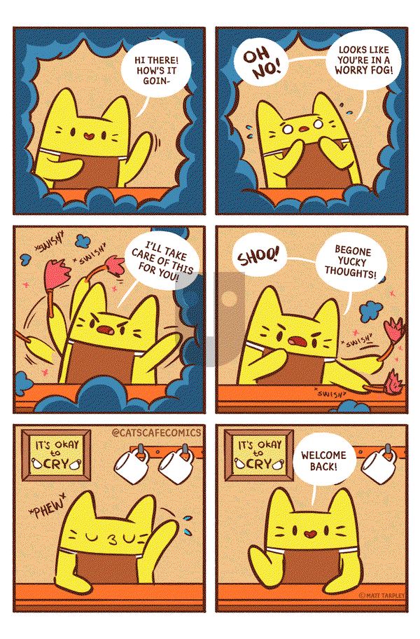Cat's Cafe on Wednesday August 12, 2020 Comic Strip