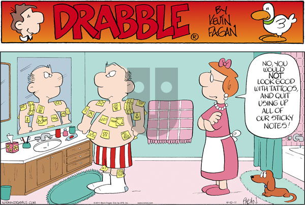 Drabble on Sunday April 10, 2011 Comic Strip