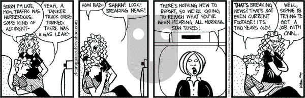 Clear Blue Water on Monday April 30, 2007 Comic Strip