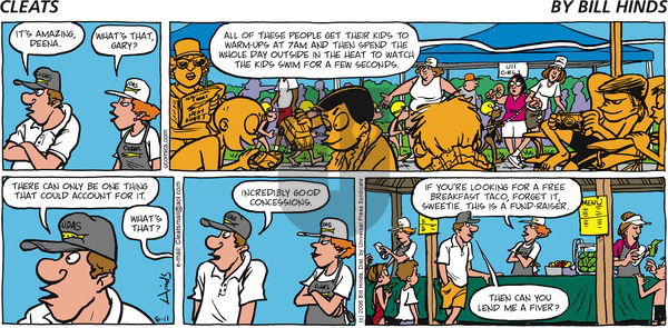 Cleats on Sunday June 11, 2006 Comic Strip