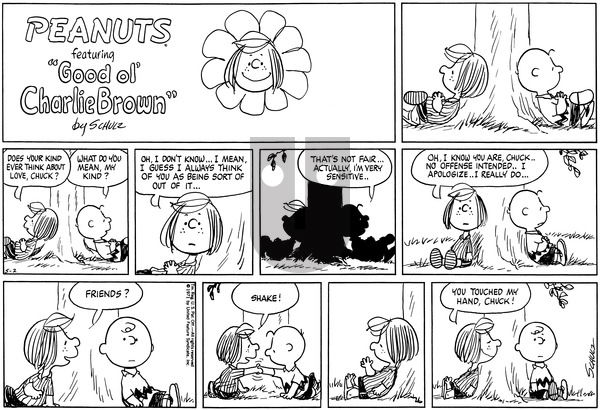 Peanuts on Sunday May 2, 1971 Comic Strip