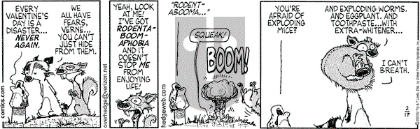 Over the Hedge on Thursday February 17, 2005 Comic Strip