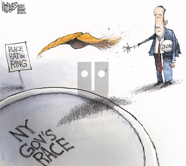 Matt Davies on Friday April 9, 2021 Comic Strip