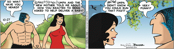 Alley Oop on Thursday October 27, 2016 Comic Strip