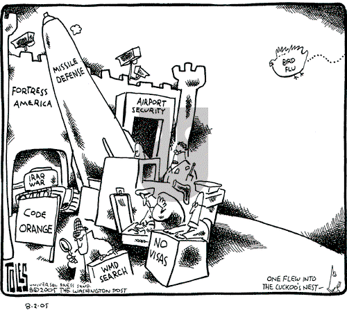 Tom Toles on Tuesday August 2, 2005 Comic Strip