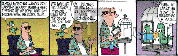 Monty on Friday September 17, 2021 Comic Strip