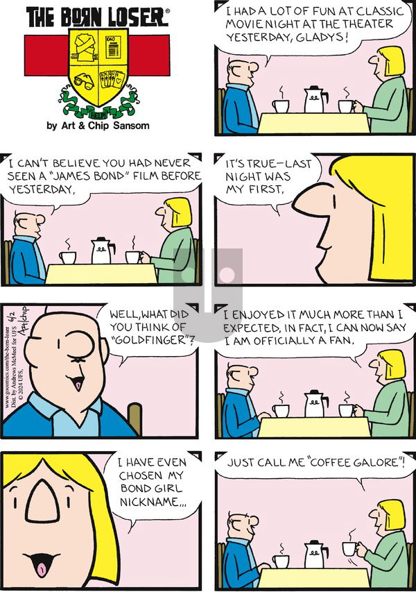 The Born Loser on Sunday June 2, 2024 Comic Strip