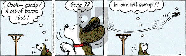 Fred Basset on Wednesday July 11, 2018 Comic Strip