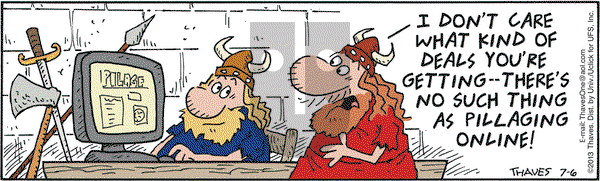Frank and Ernest on Saturday July 6, 2013 Comic Strip