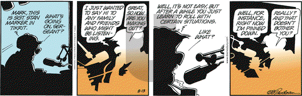 Doonesbury on Wednesday August 13, 2003 Comic Strip