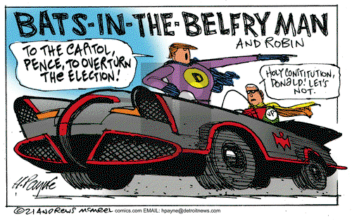 Henry Payne on Saturday January 16, 2021 Comic Strip
