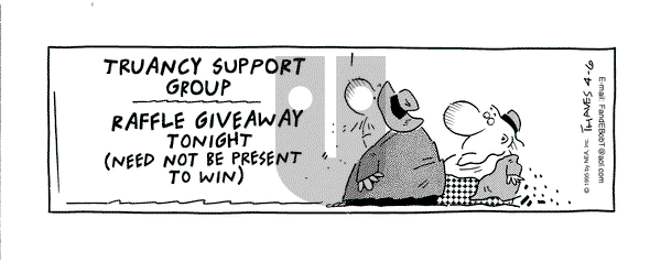 Frank and Ernest on Thursday April 6, 1995 Comic Strip