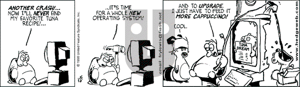 Over the Hedge on Saturday June 13, 1998 Comic Strip