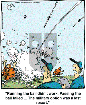 In the Bleachers on Friday January 23, 2009 Comic Strip