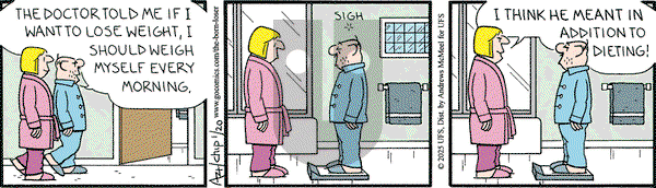 The Born Loser on Monday January 20, 2025 Comic Strip