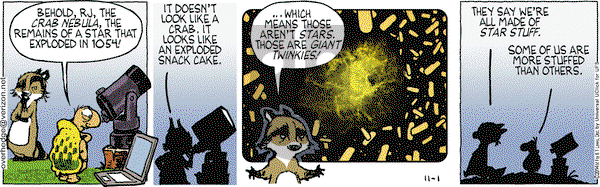 Over the Hedge on Saturday November 1, 2014 Comic Strip