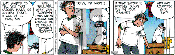 Get Fuzzy on Saturday February 6, 2010 Comic Strip