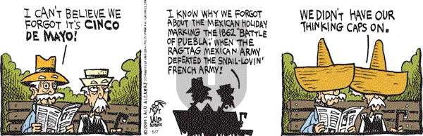 La Cucaracha on Thursday May 7, 2009 Comic Strip