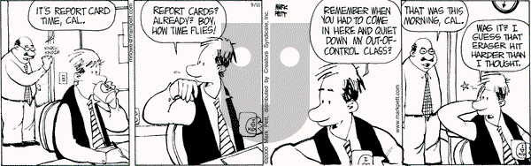 Mr. Lowe - Monday September 14, 2015 Comic Strip