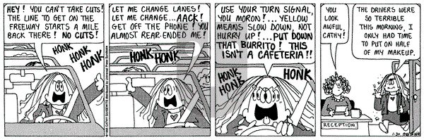 Cathy Classics on Monday January 1, 1996 Comic Strip