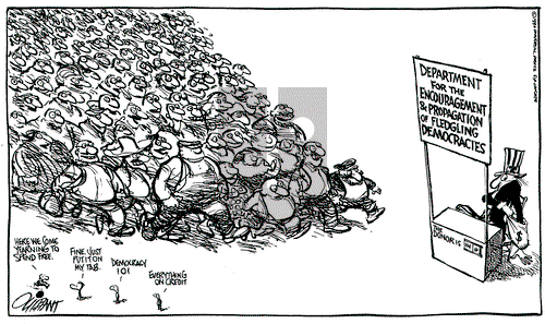 Pat Oliphant on Wednesday February 28, 1990 Comic Strip