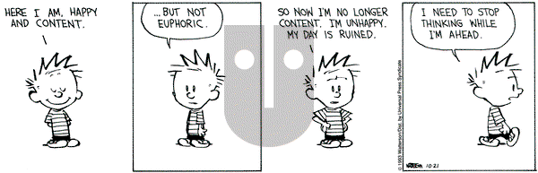 Calvin and Hobbes on Thursday October 21, 1993 Comic Strip