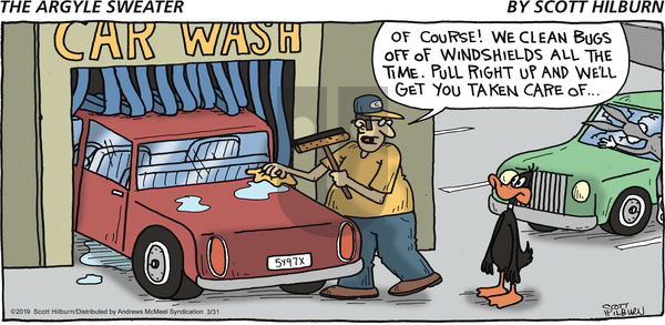The Argyle Sweater on Sunday March 31, 2019 Comic Strip
