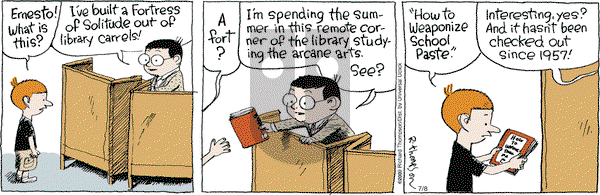 Cul de Sac on Tuesday July 8, 2014 Comic Strip