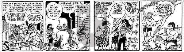 Alley Oop on Monday January 3, 1949 Comic Strip