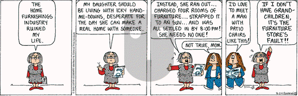 Cathy Classics on Thursday August 25, 2011 Comic Strip