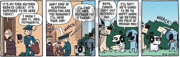 Pooch Cafe on Monday August 12, 2013 Comic Strip