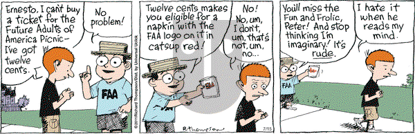 Cul de Sac on Friday July 15, 2011 Comic Strip