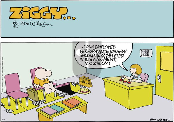 Ziggy on Sunday April 28, 2019 Comic Strip