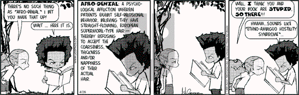 The Boondocks on Wednesday November 27, 2013 Comic Strip