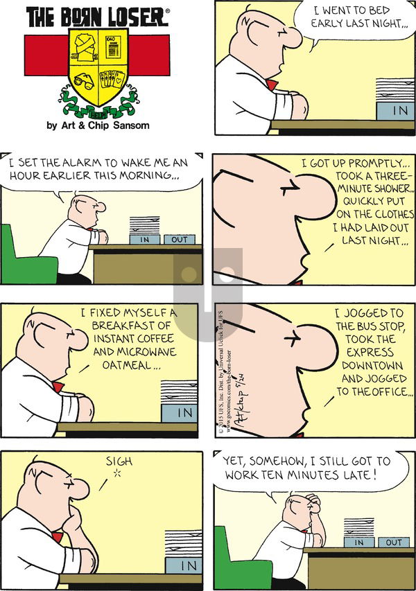 The Born Loser on Sunday May 24, 2015 Comic Strip