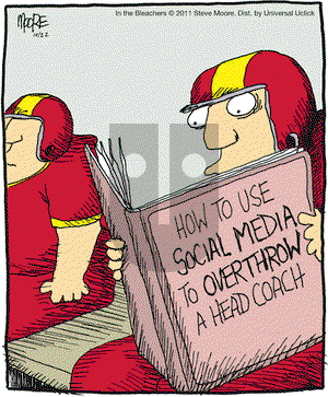 In the Bleachers - Saturday October 22, 2011 Comic Strip