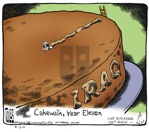 Tom Toles - Wednesday August 13, 2014 Comic Strip