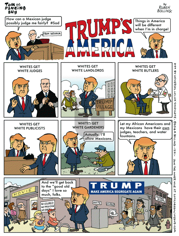 Tom the Dancing Bug on Friday June 10, 2016 Comic Strip
