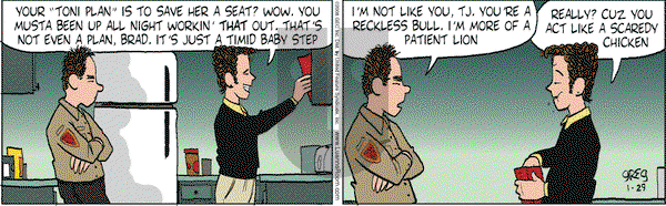 Luann on Tuesday January 29, 2008 Comic Strip