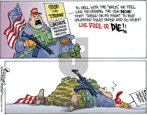 Stuart Carlson on Monday April 20, 2020 Comic Strip