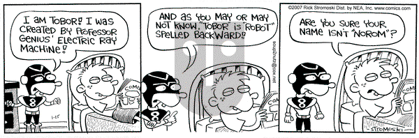 Soup to Nutz - Old on Thursday January 25, 2007 Comic Strip