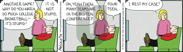 The Born Loser on Wednesday March 18, 2015 Comic Strip