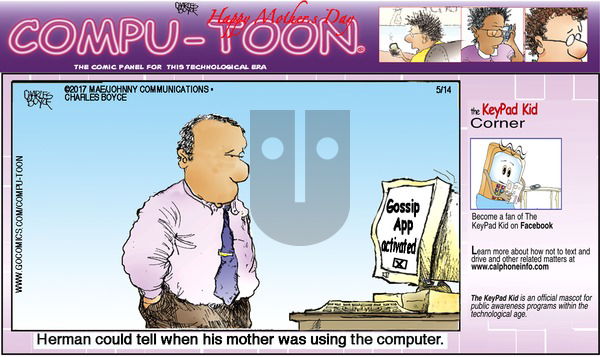 Compu-toon - Sunday May 14, 2017 Comic Strip