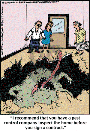 Close to Home on Friday May 2, 2014 Comic Strip