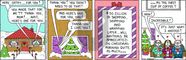 Cathy Classics - Thursday December 25, 2003 Comic Strip